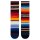STANCE Unisex Socks - CURREN ST CREW, Stripes, Fair Isle Pattern, Cotton Blend Red 38-42
