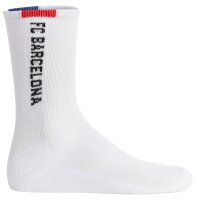 FC Barcelona Kids Socks, 7-Pack - Tennis Socks, Logo Print, Cotton Blend, Solid Color Black/Grey/White 23-26 (6-8 UK)