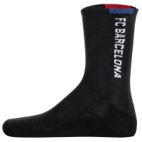 FC Barcelona Kids Socks, 7-Pack - Tennis Socks, Logo Print, Cotton Blend, Solid Color Black/Grey/White 23-26 (6-8 UK)