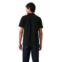 Levis Herren Poloshirt - Icon Polo, Baumwolle, einfarbig Schwarz M