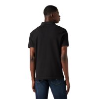 Levis Mens Polo Shirt - Housemark Polo, Cotton, Plain Colour Black M (Medium)
