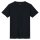 DSTREZZED Mens T-shirt - Mc Queen, round neck, slub jersey, cotton, plain colour Black M (Medium)