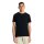 DSTREZZED Mens T-shirt - Mc Queen, round neck, slub jersey, cotton, plain colour Black M (Medium)