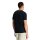 DSTREZZED Mens T-shirt - Mc Queen, round neck, slub jersey, cotton, plain colour Black M (Medium)