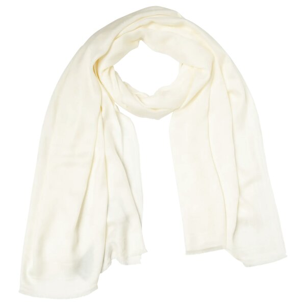 JOOP! Womens Scarf - Agota, Woven Scarf, Shawl, Lightweight Scarf, Modal, Cornflower Cream One Size