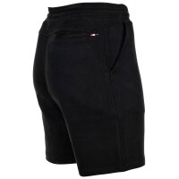 U.S. POLO ASSN. Men Sweat Shorts - Diagonal Fleece Carbon Finish, Cotton, Plain Colour Black M (Medium)