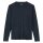 DSTREZZED Herren Langarmshirt - Newman Crew, Rundhals, Heavy Slub Jersey, Baumwolle Dunkelblau M