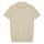 DSTREZZED Herren Strick-Polo - Mercury Short Sleeve Polo, Melange Slub, Baumwoll-Mix Beige XL