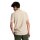 DSTREZZED Mens Knitted Polo Shirt - Mercury Short Sleeve Polo, Melange Slub, Cotton Blend Beige XL (X-Large)