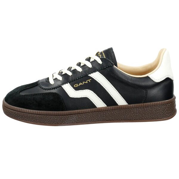 GANT Ladies sneaker - CUZIMA, trainers, low, lace-up, genuine leather Black EUR 37 (UK 4.5)