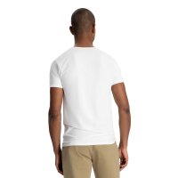 DSTREZZED Herren T-Shirt, Rundhals, 2er Pack - Bronson, Slim Fit, Baumwolle-Viskose-Mix Weiß M