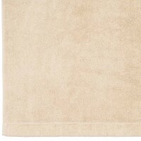 CAWÖ Shower Towel - Lifestyle, Walk Terry, Cotton, Single Colour Beige 70x140cm