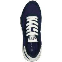 GANT Men Trainers - Youtron, Lace-up, Trainers, Low, Genuine Leather Blue/White EUR 41 (UK 7.5)