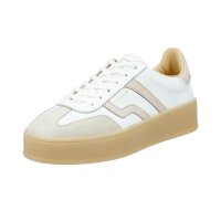 GANT Women Trainers - CUZMANI, Trainers, Low, Platform, Lace-up, Genuine Leather White/Beige EUR 39 (UK 6)