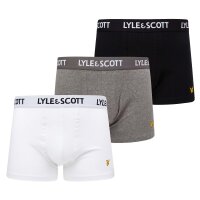 LYLE&SCOTT Mens Boxer Shorts, 3-Pack - Barclay Core...