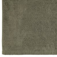 CAWÖ Gästetuch, 3er Pack - Lifestyle, Walkfrottier, Baumwolle, einfarbig Grün 30x50cm