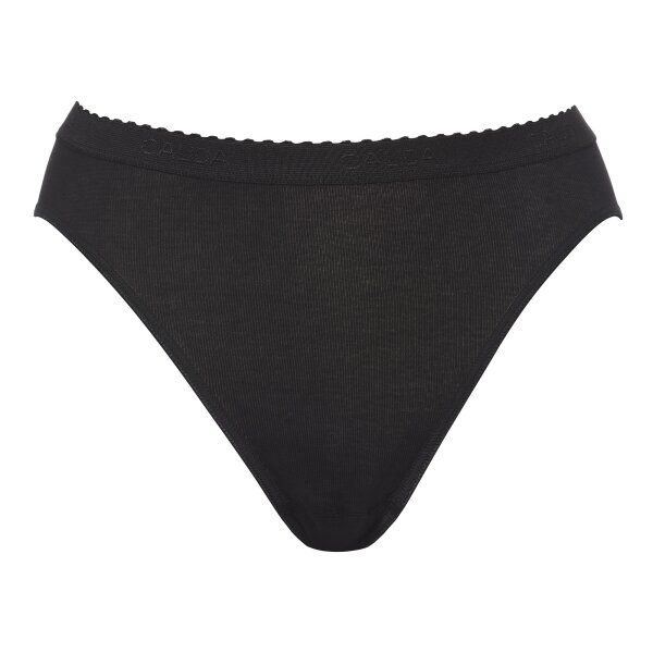 CALIDA Women Briefs - Iconics, Jazzpant, Lace, Cotton Black 36/38 (UK 10/12)