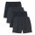 CALIDA Men Woven Boxer Shorts, 4-Pack - Prints Benefits, Cotton, Single Jersey Darkblue/White L (Large)