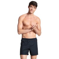 CALIDA Men Woven Boxer Shorts, 4-Pack - Prints Benefits, Cotton, Single Jersey Darkblue/White M (Medium)