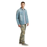 G-STAR Herren Jeans - Rovic Zip 3d Regular Tapered, Army Pant, Camouflage-Print, Länge 32 Grün/Beige 30W/32L