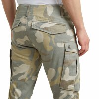 G-STAR Men Jeans - Rovic Zip 3d Regular Tapered, Army Pant, Camouflage Print, Length 32 Green/Beige 30W/32L