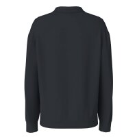 JOOP! JEANS Men Knitted Polo Shirt - Davon, Long Sleeves, Zip Fastening, Polo Collar, Plain Colour Dark blue M (Medium)