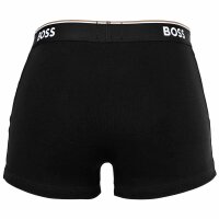 BOSS Herren Boxershorts, 3er Pack - Trunk 3P Power, Cotton Stretch, Logo, uni Schwarz (009) M