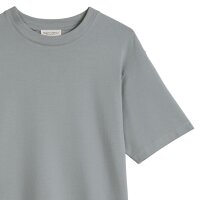 Marc OPolo womens T-shirt, short-sleeved – round neck, loose fit, cotton-modal blend Grey L (Large)