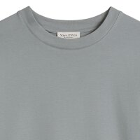Marc OPolo womens T-shirt, short-sleeved – round neck, loose fit, cotton-modal blend Grey L (Large)