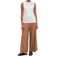 Marc OPolo Damen Tank-Top - Taillen-Raffung, Rippjersey, Slim Fit, Baumwoll-Stretch Weiß XS