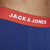 Jack & Jones Mens Boxer Shorts, 10-Pack - JACLEE TRUNKS, Cotton Stretch Black/Blue S (Small)