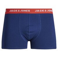 Jack & Jones Mens Boxer Shorts, 10-Pack - JACLEE TRUNKS, Cotton Stretch Black/Blue S (Small)