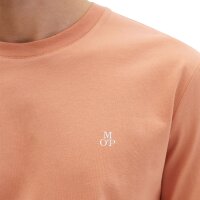 Marc OPolo Herren T-Shirt - Small-Logo, Regular Fit, Baumwolle, Logoprint, uni Faded Coral M