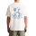 Marc OPolo Denim Herren T-Shirt, kurzarm - Rundhals, Front + Backprint Skal, Relaxed Fit Weiß (Silky White) M
