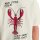 Marc OPolo Denim Herren T-Shirt, kurzarm - Rundhals, Front + Back Print Lobster, Relaxed Fit Weiß (Silky White) M