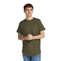 JACK&JONES Mens T-shirt, pack of 10 - JPRBLABRODY TEE CREW NECK 10PK, short sleeve, crew neck, cotton Blue/Green/Red/White S (Small)
