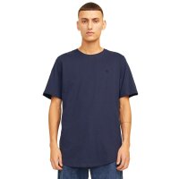 JACK&JONES Mens T-shirt, pack of 10 - JPRBLABRODY TEE CREW NECK 10PK, short sleeve, crew neck, cotton White/Blue/Black M (Medium)