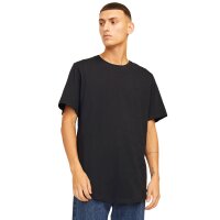 JACK&JONES Mens T-shirt, pack of 10 - JPRBLABRODY TEE CREW NECK 10PK, short sleeve, crew neck, cotton White/Blue/Black M (Medium)