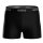 HUDDLE Herren Boxershorts, 3er Pack - Baumwollmischung, Logobund, einfarbig Schwarz M