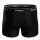 HUDDLE Herren Boxershorts, 3er Pack - Baumwollmischung, Logobund, einfarbig Schwarz M