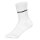 HUDDLE Unisex Socks, 6-Pack – Basic, Logo, Crew, Sports Socks, Solid Color White 35-38 (3-5 UK)