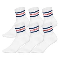 HUDDLE Unisex Socken, 6er Pack - Streifen, Logo, Short...