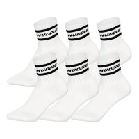 HUDDLE Unisex Socken, 6er Pack - Streifen, Logo, Short...