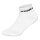 HUDDLE Unisex Quarter-Socken, 6er Pack - Basic, Logo, Quarter, Sportsocken, einfarbig Weiß 35-38