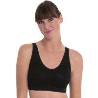 Anita (Since 1886) Damen Bralette - Essential Lace, Bustier, bügellos, mit Schale, florale Spitze Schwarz S
