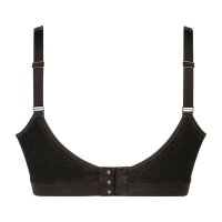 Anita (Since 1886) Womens Bralette - Essential Lace, bustier, wire-free, with cups, floral lace Black S (Small)