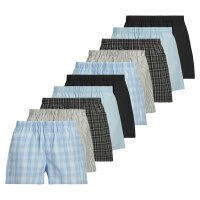 JACK&JONES Herren Web-Boxershorts, 10er Pack -...