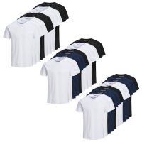 JACK&JONES Herren T-Shirt, 10er Pack - JJEORGANIC...