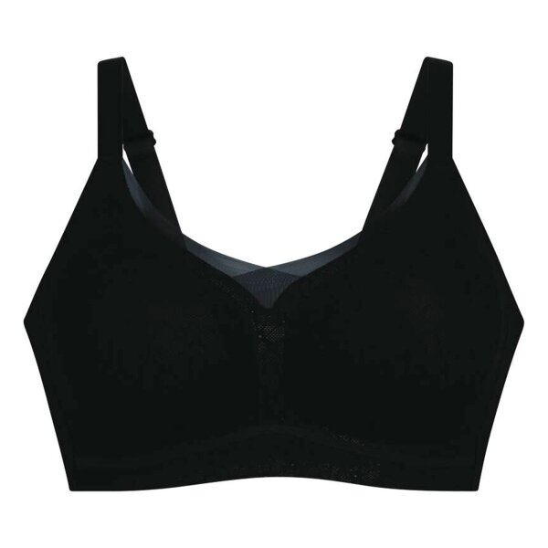 Anita (Since 1886) Women’s Bralette – Essential Smart, bustier, underwired, with cups, floral lace Black S (Small)