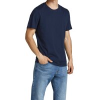 Jack & Jones Mens T-Shirt, 10-Pack - JJEORGANIC BASIC TEE O-NECK, short sleeve, organic cotton White/Navy/Black S (Small)